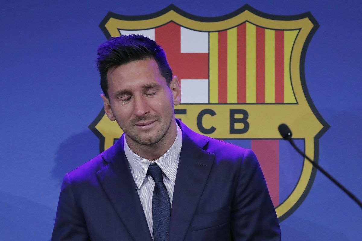 Messi rompe en llanto en su despedida del Barça: “Me hubiera gustado irme de otra manera” (VIDEO)