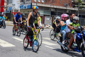 EN FOTOS: Así fue la maravillosa gira en bicicleta de Daniel Dhers en Caracas