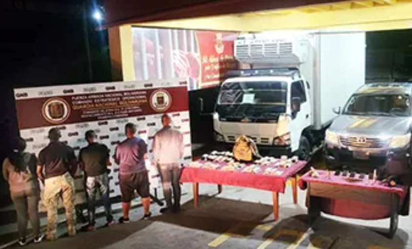 Cinco detenidos señalados de narcotráfico cargaban más de 400 mil euros en Táchira
