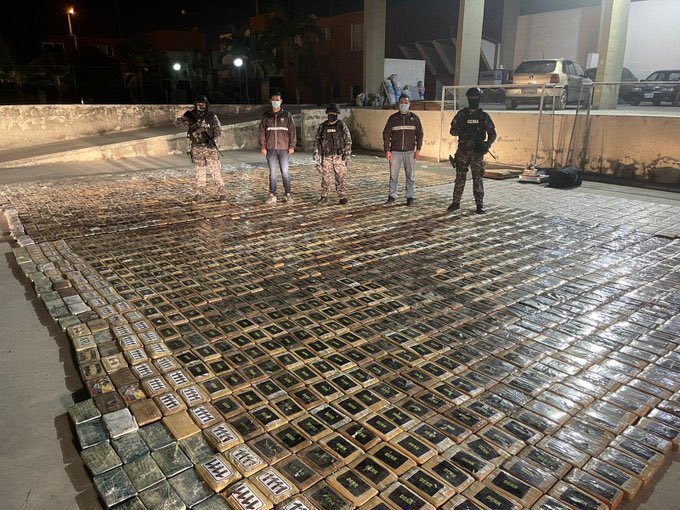 Ecuador decomisó tres toneladas de cocaína vinculadas a la crisis carcelaria