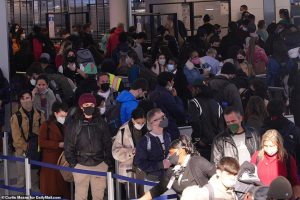 En Fotos: Aeropuertos y carreteras de EEUU repletos de gente antes del Día de Acción de Gracias