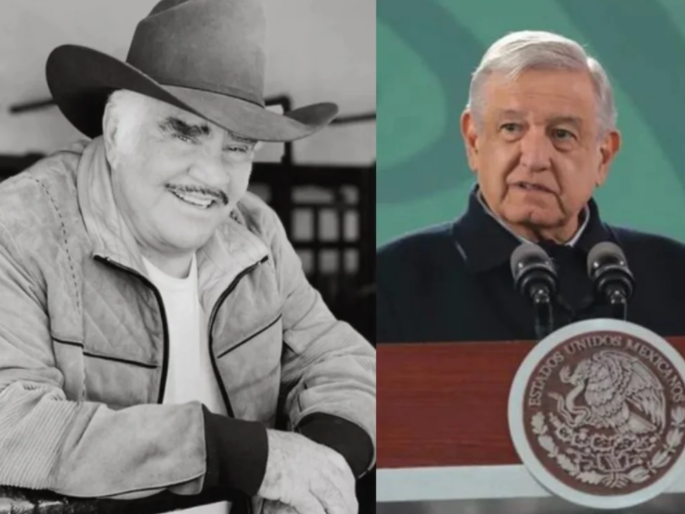 López Obrador lamentó la muerte de Vicente Fernández: “Símbolo de la canción ranchera”