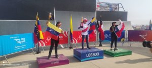 Venezolana Katherine Díaz se quedó con el subcampeonato panamericano de BMX Freestyle Lima 2021