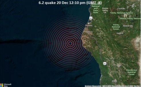 Poderoso terremoto de magnitud 6.2 sacudió el norte de California