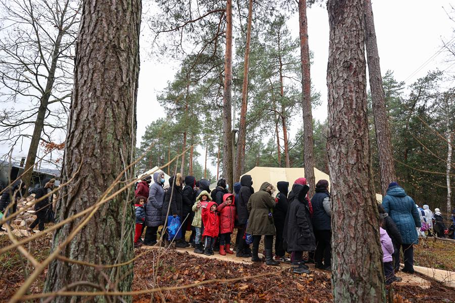 Migrantes denuncian que Bielorrusia les forzó para cruzar a Polonia, según la ONU