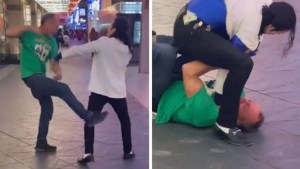 La pelea entre un imitador de Michael Jackson y un hombre en Las Vegas se hace VIRAL