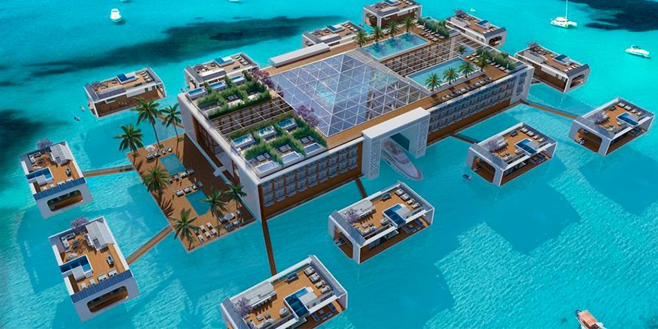 EN FOTOS: así es el lujoso hotel flotante que será construido en Dubái