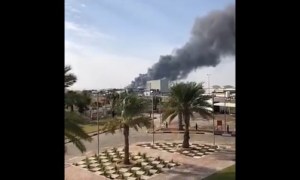 Drones: la causa “probable” de la explosión e incendio en Abu Dabi