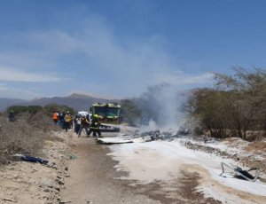 Múltiples muertes al caer avioneta con turistas cerca de las Líneas de Nasca en Perú