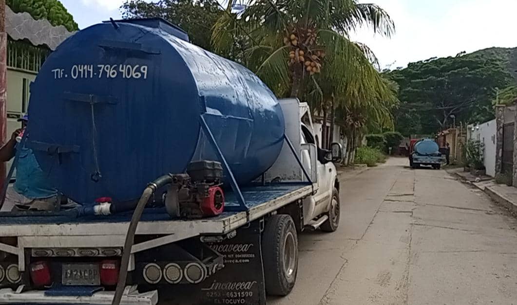 Más de dos meses sin agua llevan poblaciones al norte de Margarita