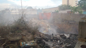 Quema de basura en San Fernando de Apure mandó a los vecinos directo al hospital (VIDEOS)