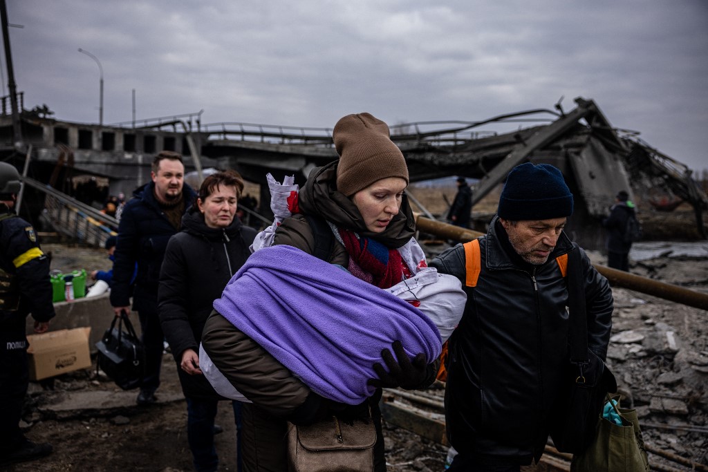 Ucrania no puede abrir los corredores por tercer día por los bombardeos rusos