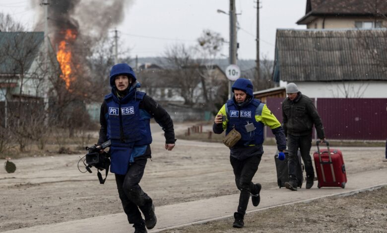 Al menos 12 periodistas murieron desde el inicio de la invasión rusa a Ucrania