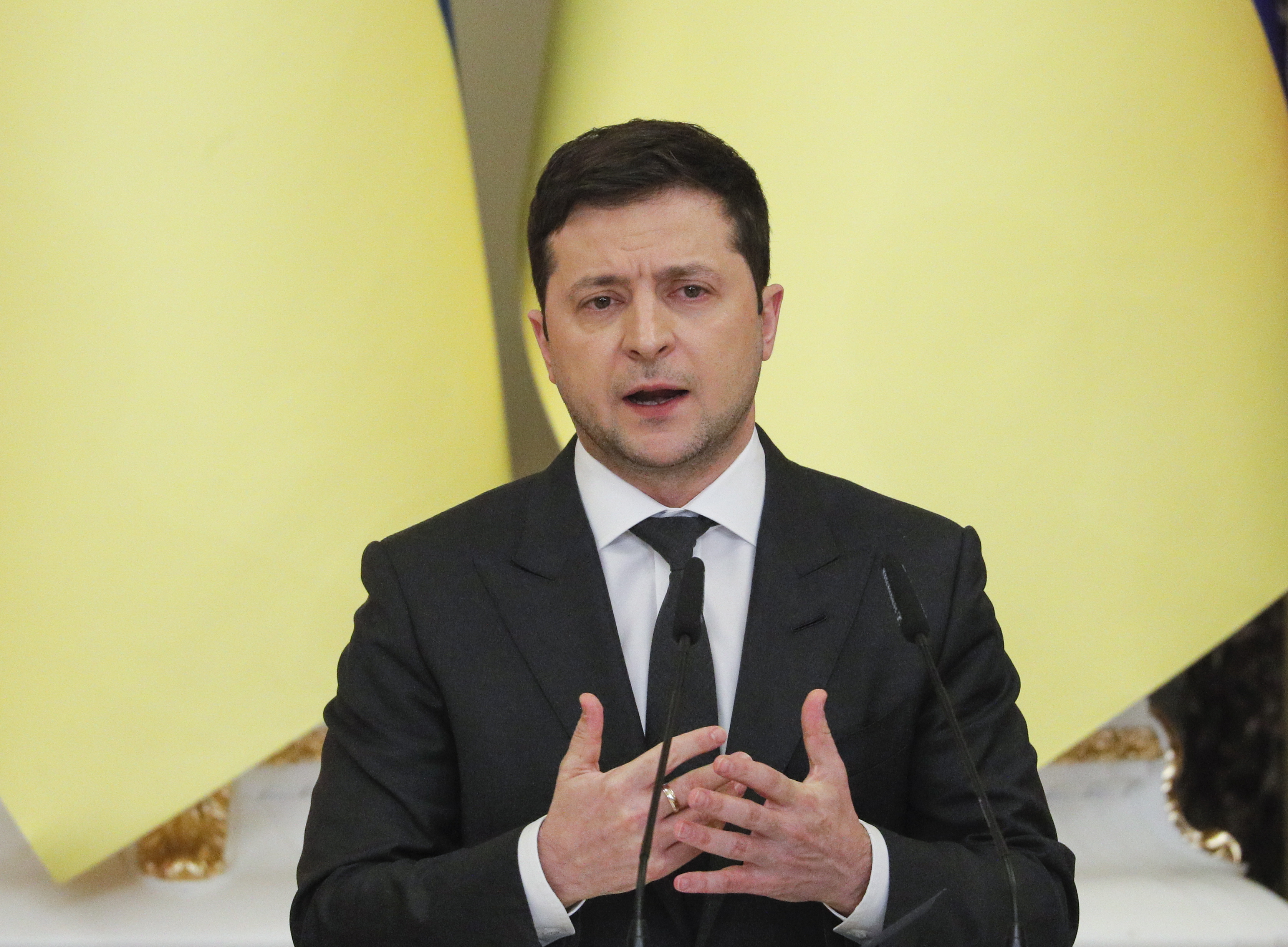 Zelenski afirmó que Rusia debe retirar las tropas si quiere que Ucrania renuncie a la Otan