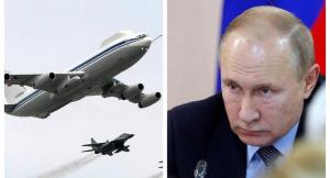 Suspenden misteriosamente el vuelo del “avión del fin del mundo” de Putin durante el desfile del Día de la Victoria #9May