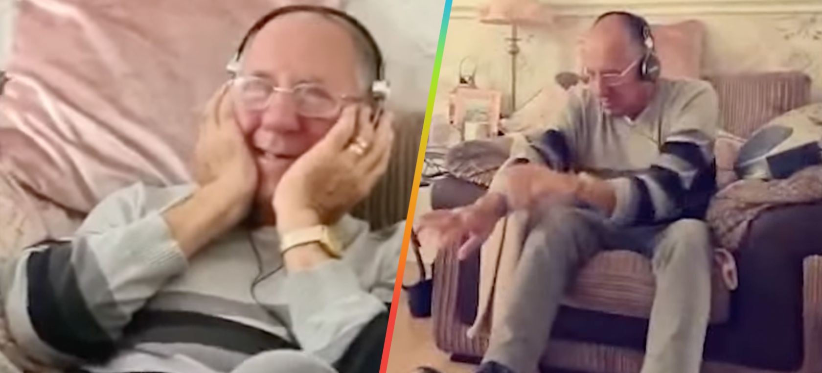 ¡Increíble! Abuelo con Alzheimer recupera la memoria cuando escucha a Elvis Presley (Video)