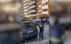 EN IMÁGENES: fuerte explosión en un edificio de Montevideo provocó un incendio y heridos de gravedad