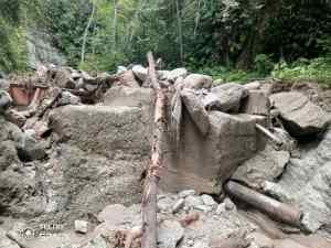 Mérida: Acueductos en Zea colapsaron por los torrenciales aguaceros (FOTOS)