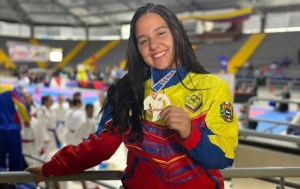 Valentina Mujica, la mejor en karate kumite de Venezuela, busca apoyo para competir en el Panamericano en México