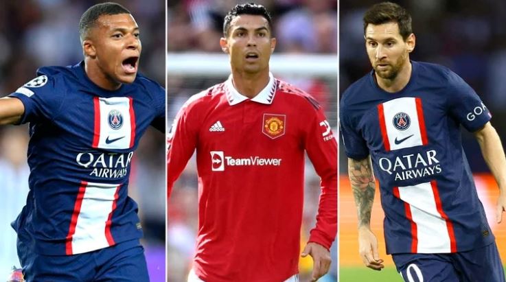 Los diez futbolistas que más dinero ganarán en 2022