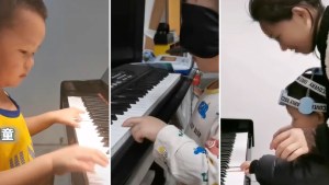 La impresionante habilidad de un niño autista capaz de tocar el piano con los ojos vendados (VIDEO)