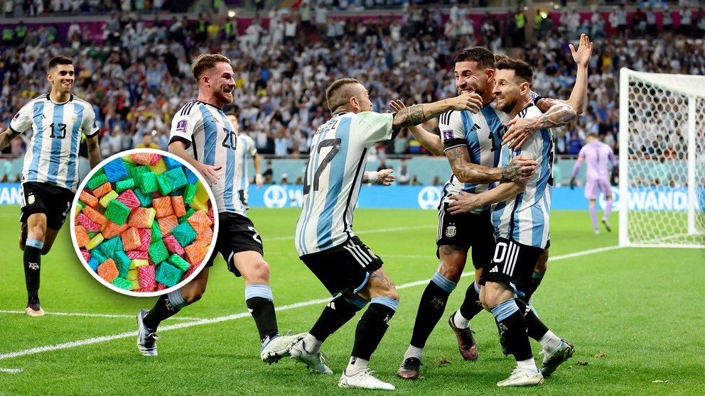 La “cábala de los caramelos”, el ritual de los jugadores de la selección de Argentina antes de cada partido