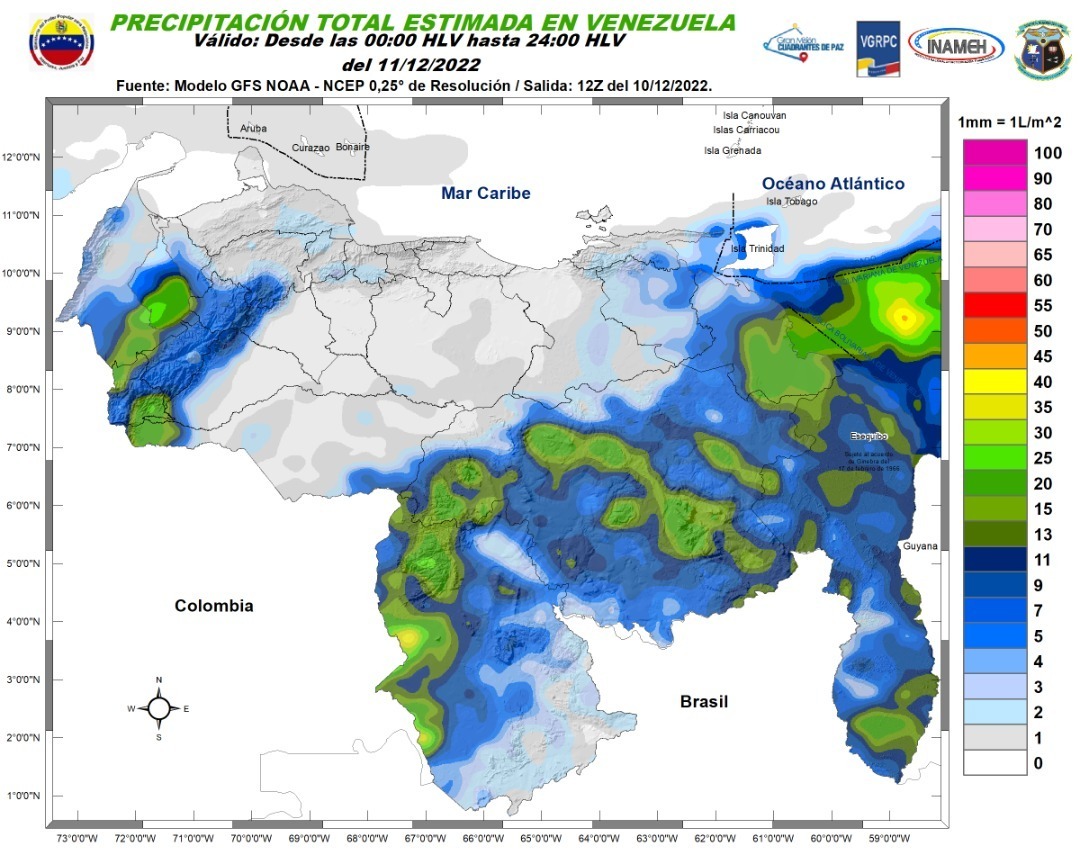 Inameh pronosticó oleaje de más de dos metros de altura en las costas venezolanas este #11Dic