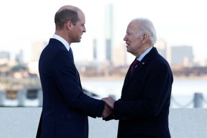 Biden se reunió con el príncipe William en Boston y esto fue lo que conversaron