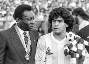 Pelé y Maradona jugarán juntos en el cielo