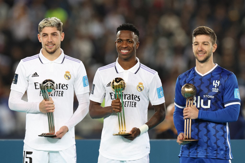 Vinicius se quedó con el Balón de Oro del Mundial de Clubes