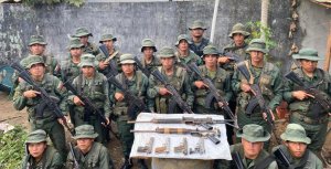 Desmantelaron campamento con armas de guerra del “Tren de Guayana” en Bolívar (Fotos)