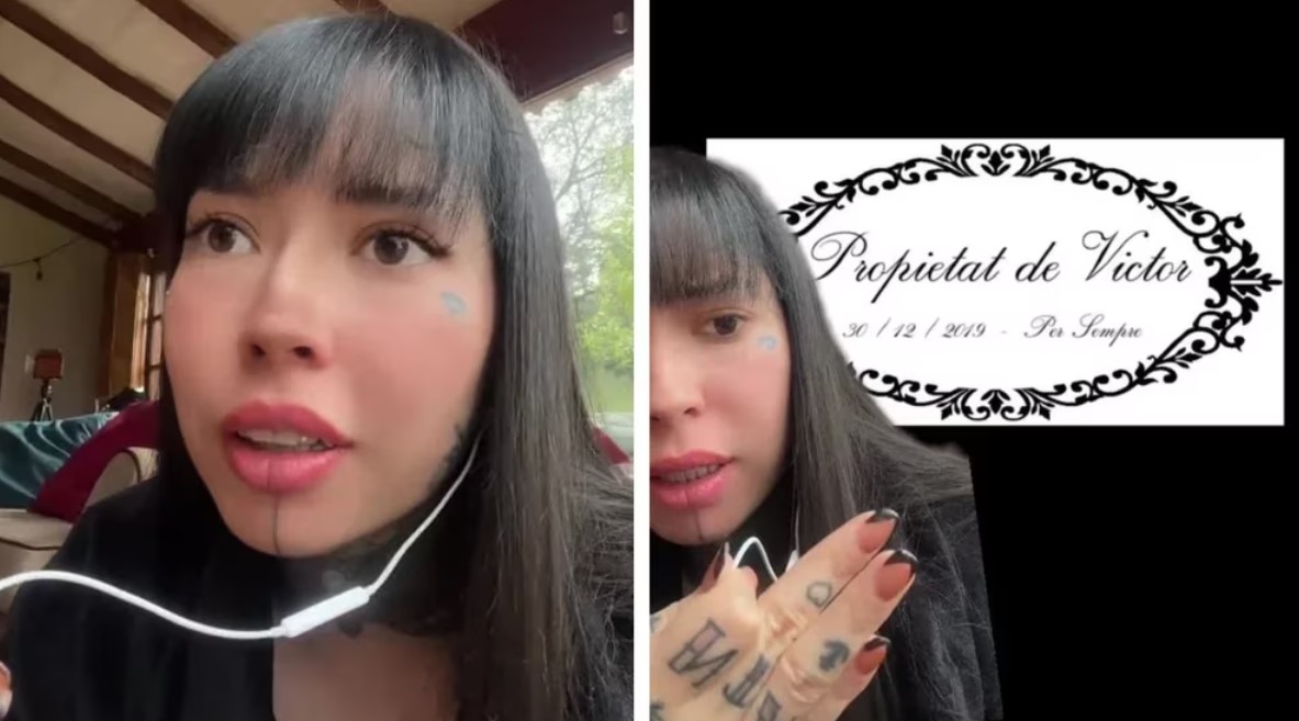 “Propiedad de Víctor”, el tatuaje de una mujer que generó polémica en las redes sociales (Video)