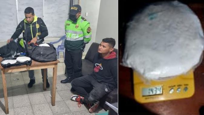 Venezolano pretendía cruzar la frontera entre Chile y Perú con casi dos kilos de cocaína