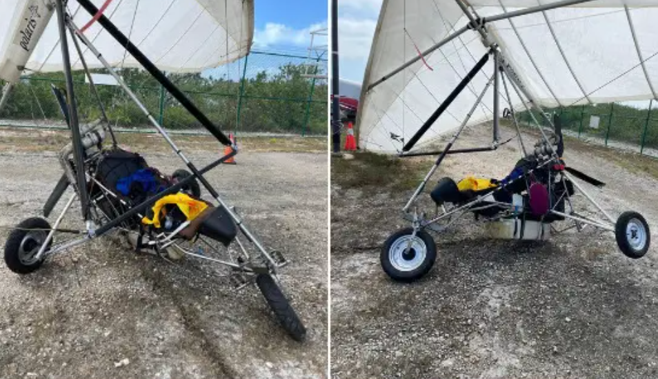 VIDEO: Cubanos huyeron del régimen y aterrizaron en Florida con alucinante “moto alada”