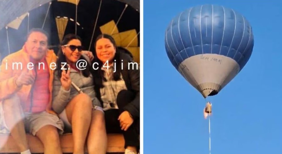 Imágenes antes de la tragedia: esta es la familia que iba a bordo del globo aerostático que se incendió en México