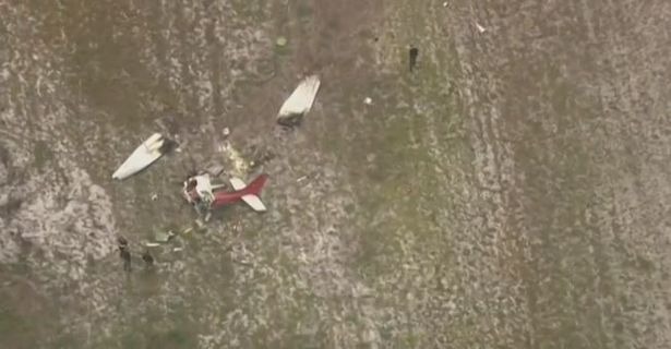 Siniestro aéreo: Avioneta se partió por la mitad al estrellarse en el sur de Florida