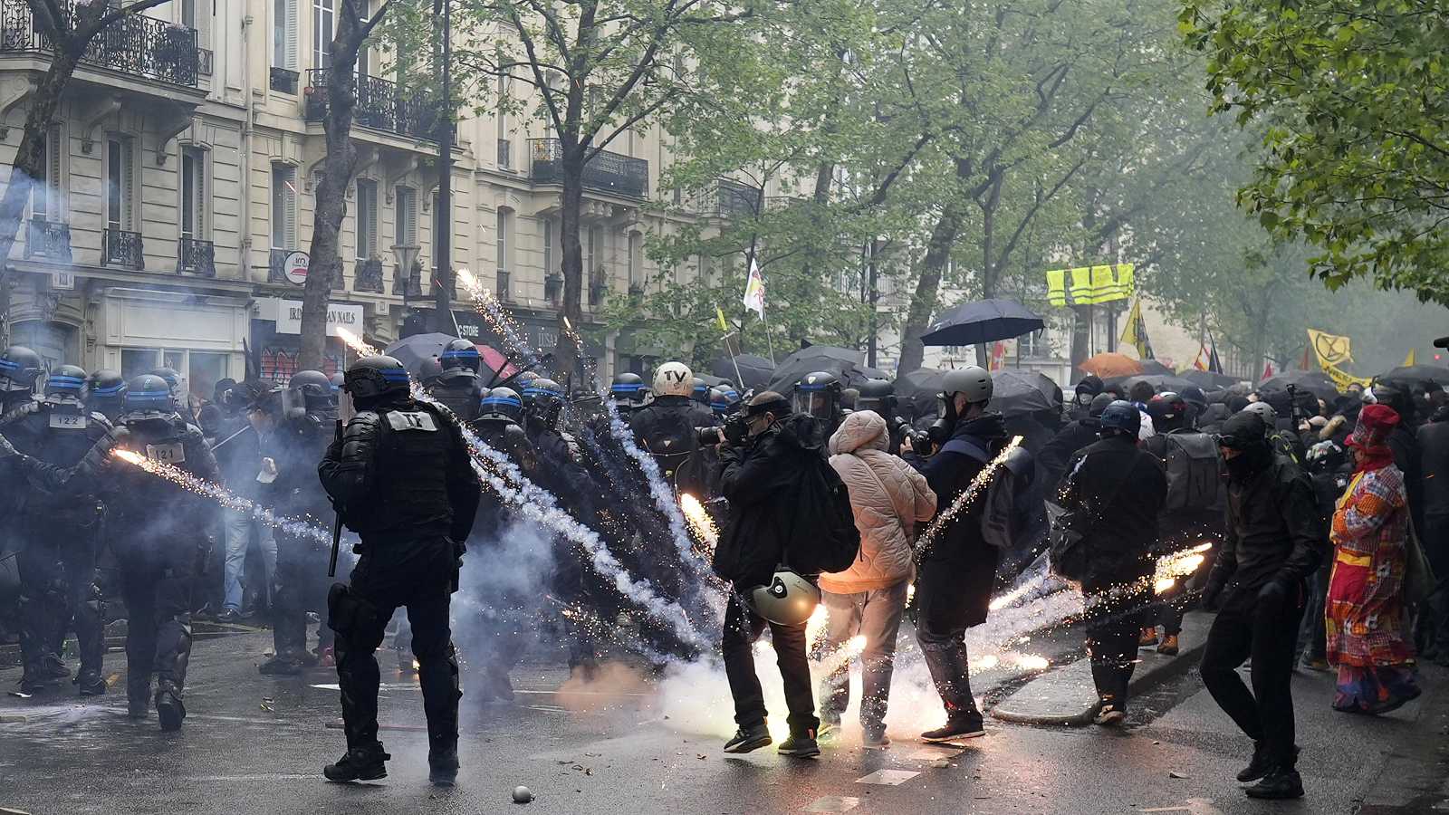 Altercados en París y otras ciudades francesas en medio de la conmemoración del #1May