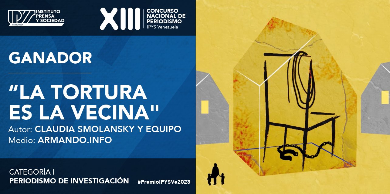 Trabajo sobre centros de detención clandestinos ganó XIII Edición del Premio Ipys Venezuela