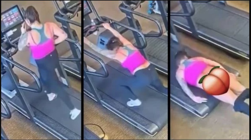 ¡Ups! Tuvo un accidente en el gimnasio y todo el mundo vio su “bum-bum” (Video)