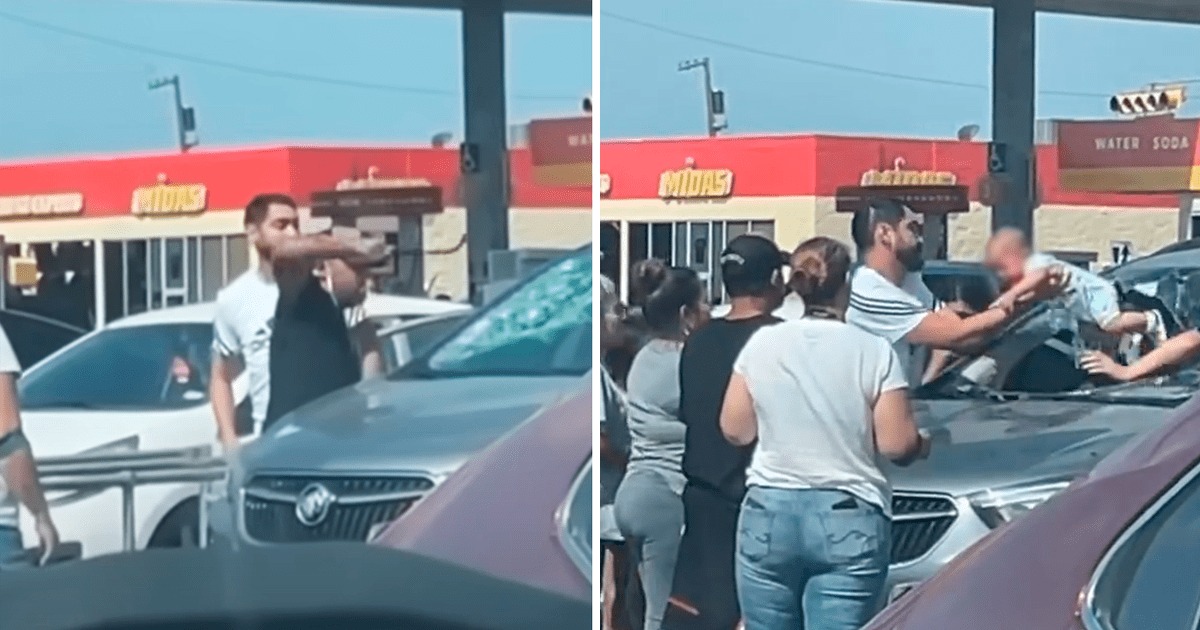 VIDEO: El impactante momento en que rescatan a un bebé encerrado dentro de un carro en Texas