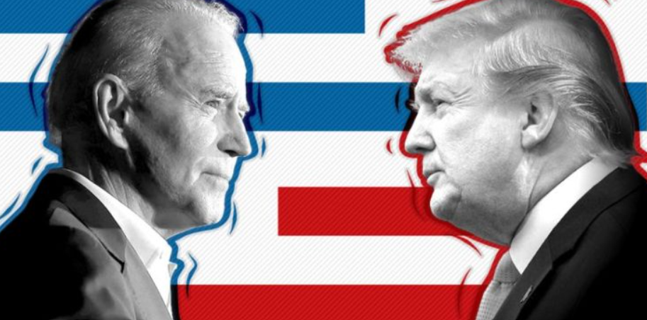 Biden y Trump, empatados con vistas a presidenciales de 2024, según nueva encuesta