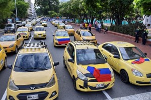 Paro de taxistas en Colombia: horarios y puntos de concentración en las principales ciudades