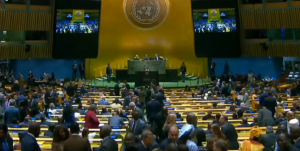 EN VIDEO: A Petro lo dejaron hablando solo en la ONU