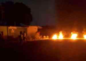 Retornaron las protestas con quemas de cauchos en Barinas porque se intensificaron los apagones