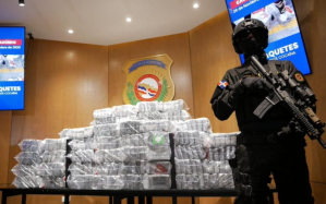 Autoridades dominicanas confiscaron 1,4 toneladas de cocaína y apresaron a cuatro implicados