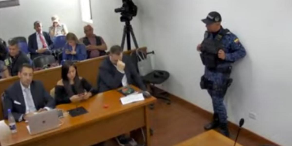 En imágenes: la reacción de John Poulos al ser condenado por el feminicidio de Valentina Trespalacios
