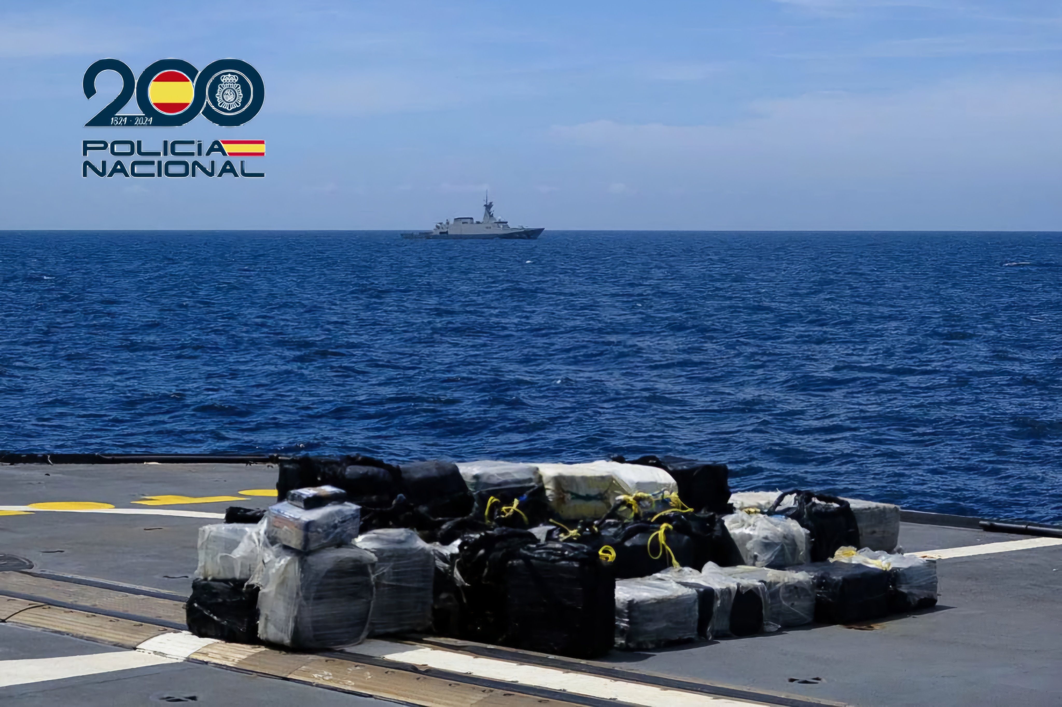 Detenidos los diez tripulantes del buque perteneciente a un cartel venezolano dedicado al tráfico de cocaína