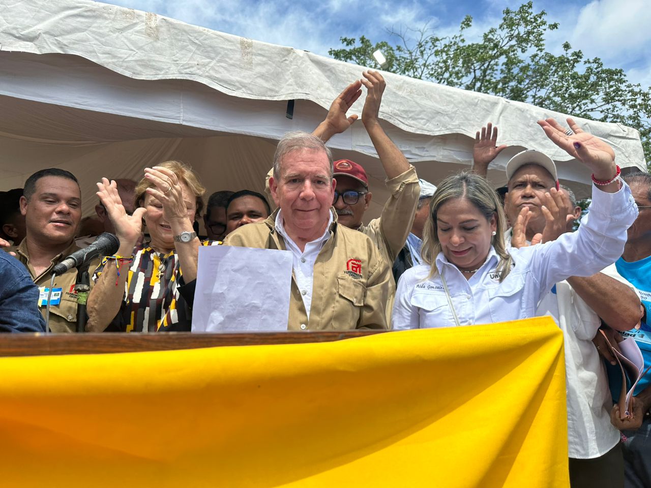 Edmundo González: Estoy aquí para asumir el compromiso de cambiar a Venezuela