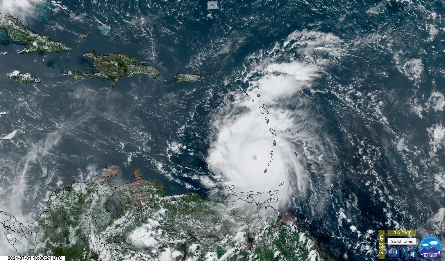 Qué provocó que el huracán Beryl se intensificará en tiempo récord