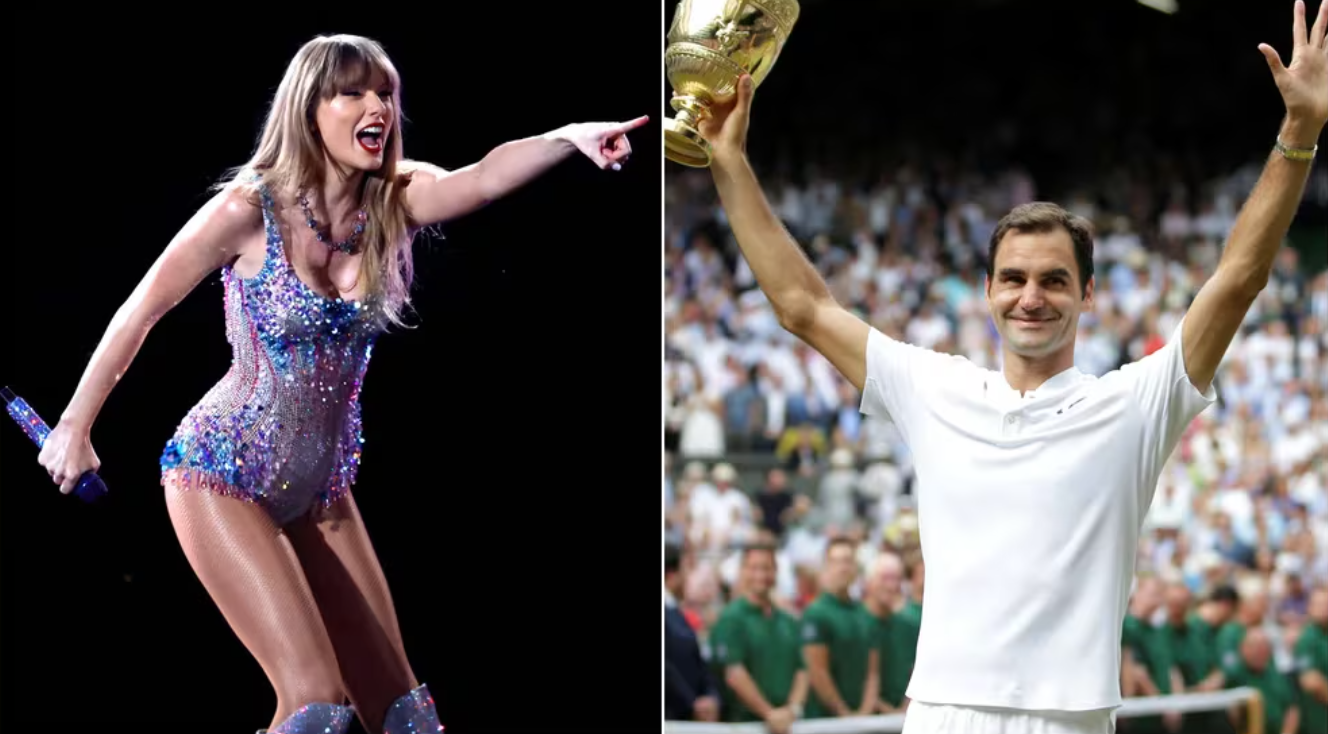 Roger Federer se declaró “swiftie” tras ir al concierto de Taylor Swift y tomarse una selfie juntos